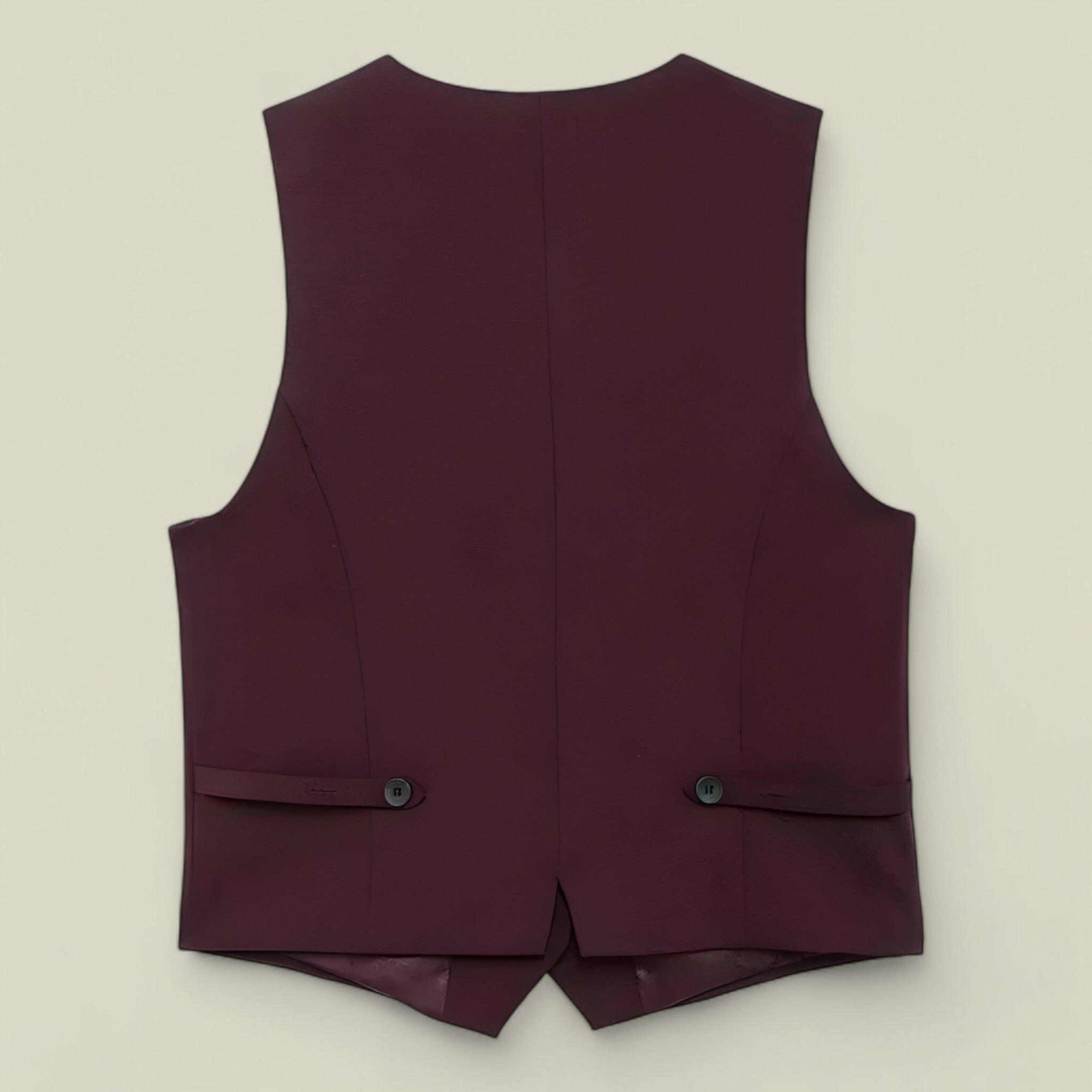 Bella - Elegante tweedelige broek- en vestenset met rechte pasvorm en verfijnde stijl