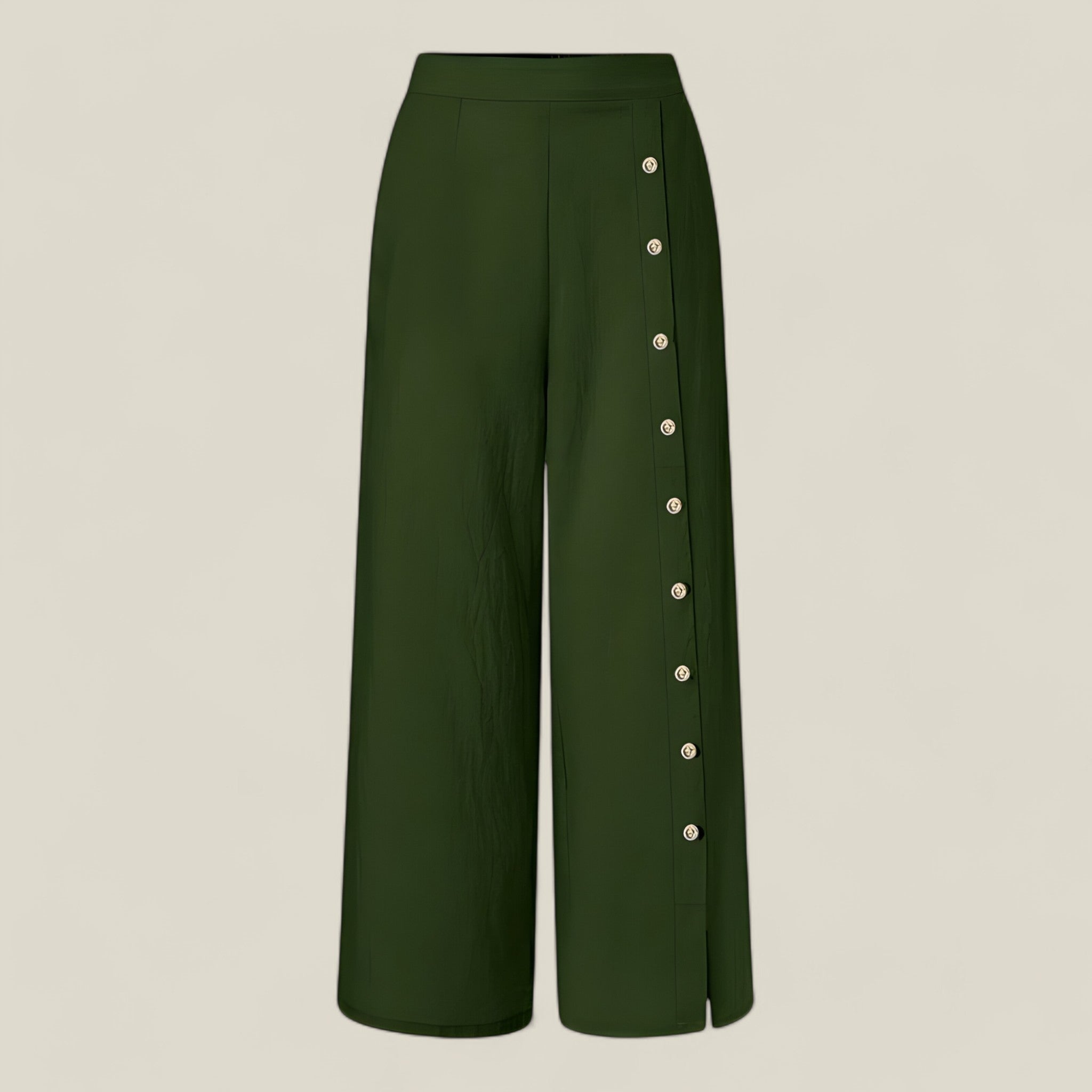 Ava - Elastische Taille Wijde Pijpen Broek Stijlvol En Comfortabel Voor Elke Dag
