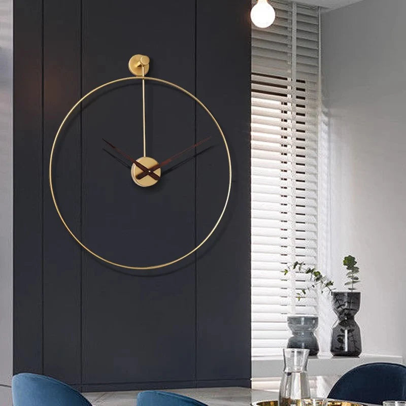 TimeSleek - Moderne Wandklok Voor Moeiteloze Elegantie