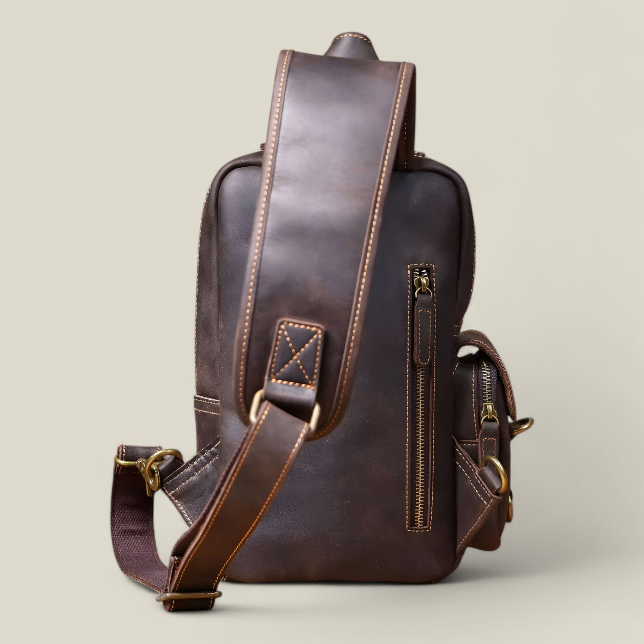 Joris - Vintage-geïnspireerde crossbodytas met ruim ontwerp en verstelbare band