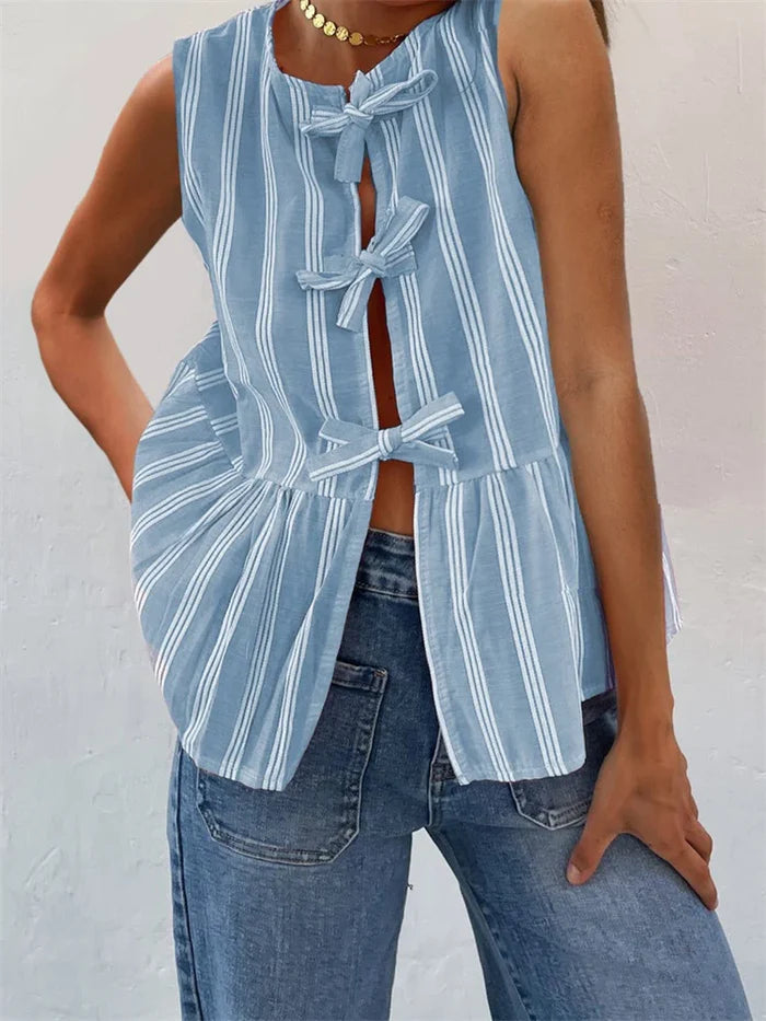 EcoBreeze™ - Zomer Vrouwen Gestreepte Bloes