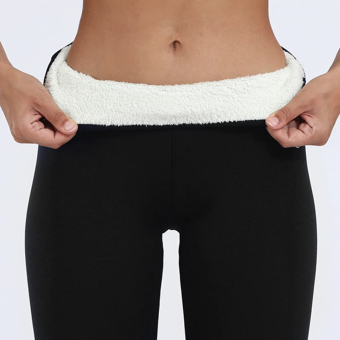 Emma - Fleecegevoerde leggings met praktische zakken voor comfort en stijl