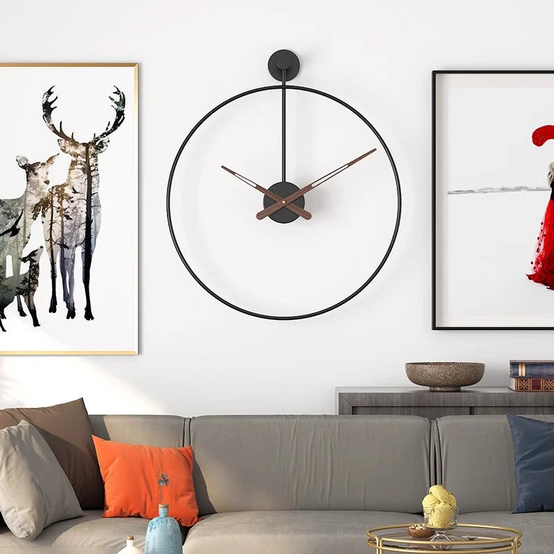 TimeSleek - Moderne Wandklok Voor Moeiteloze Elegantie