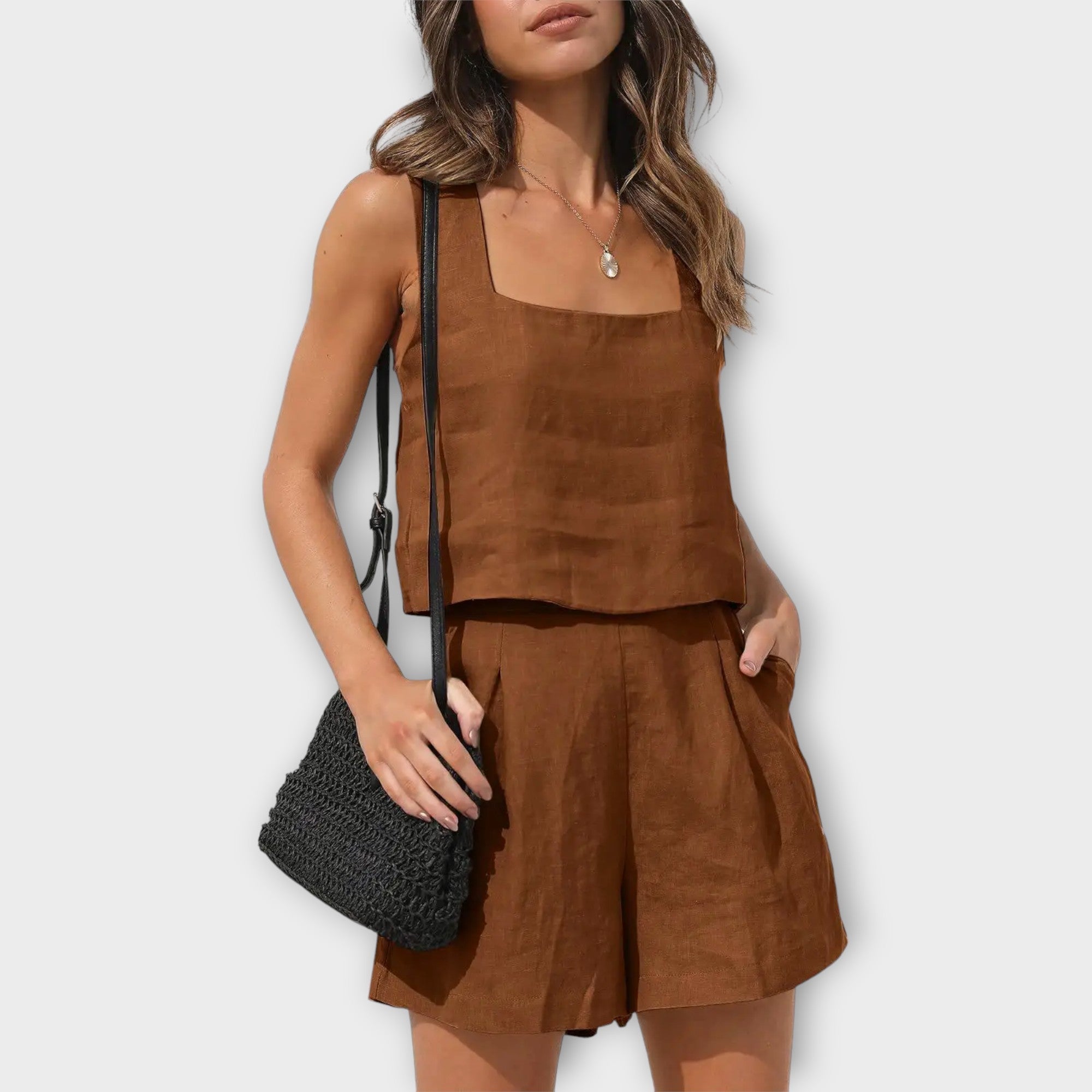 Denise - Elegante tweedelige set met rok