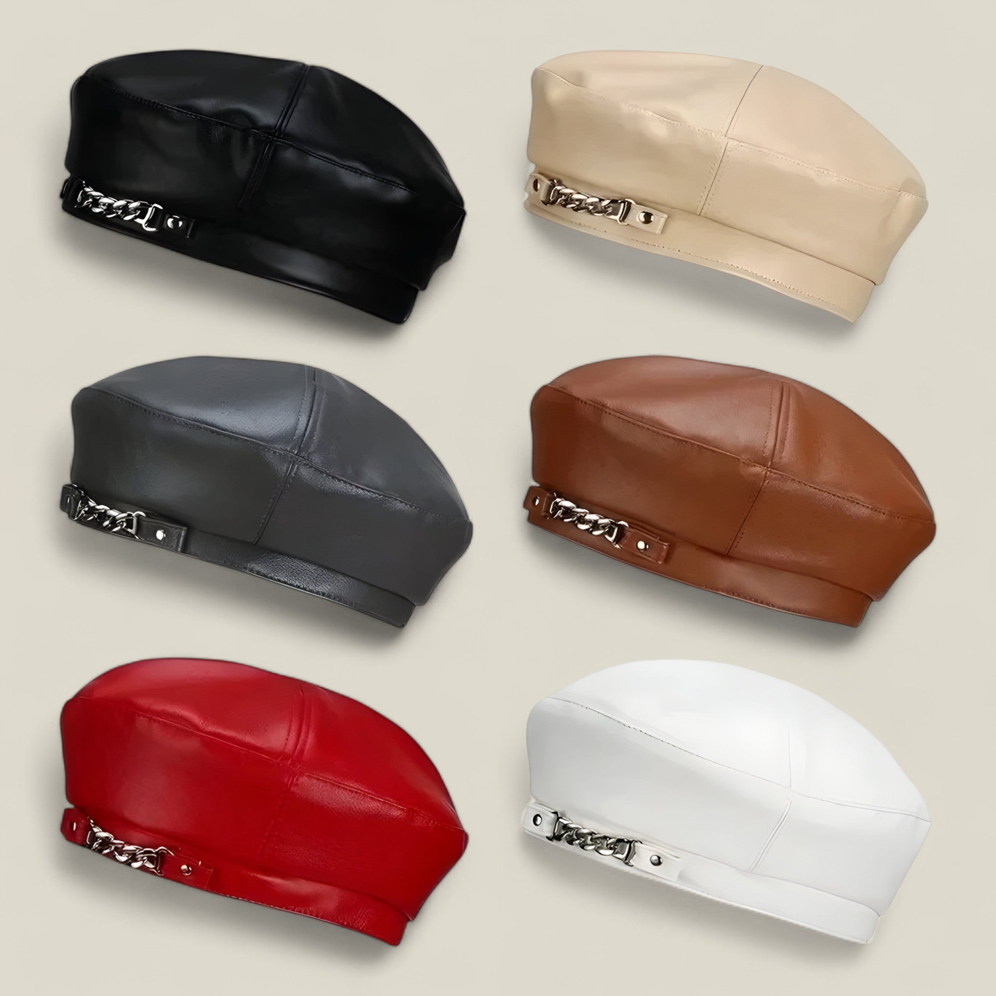 Riley - Stijlvolle baret met door schilders geïnspireerd modern en elegant design