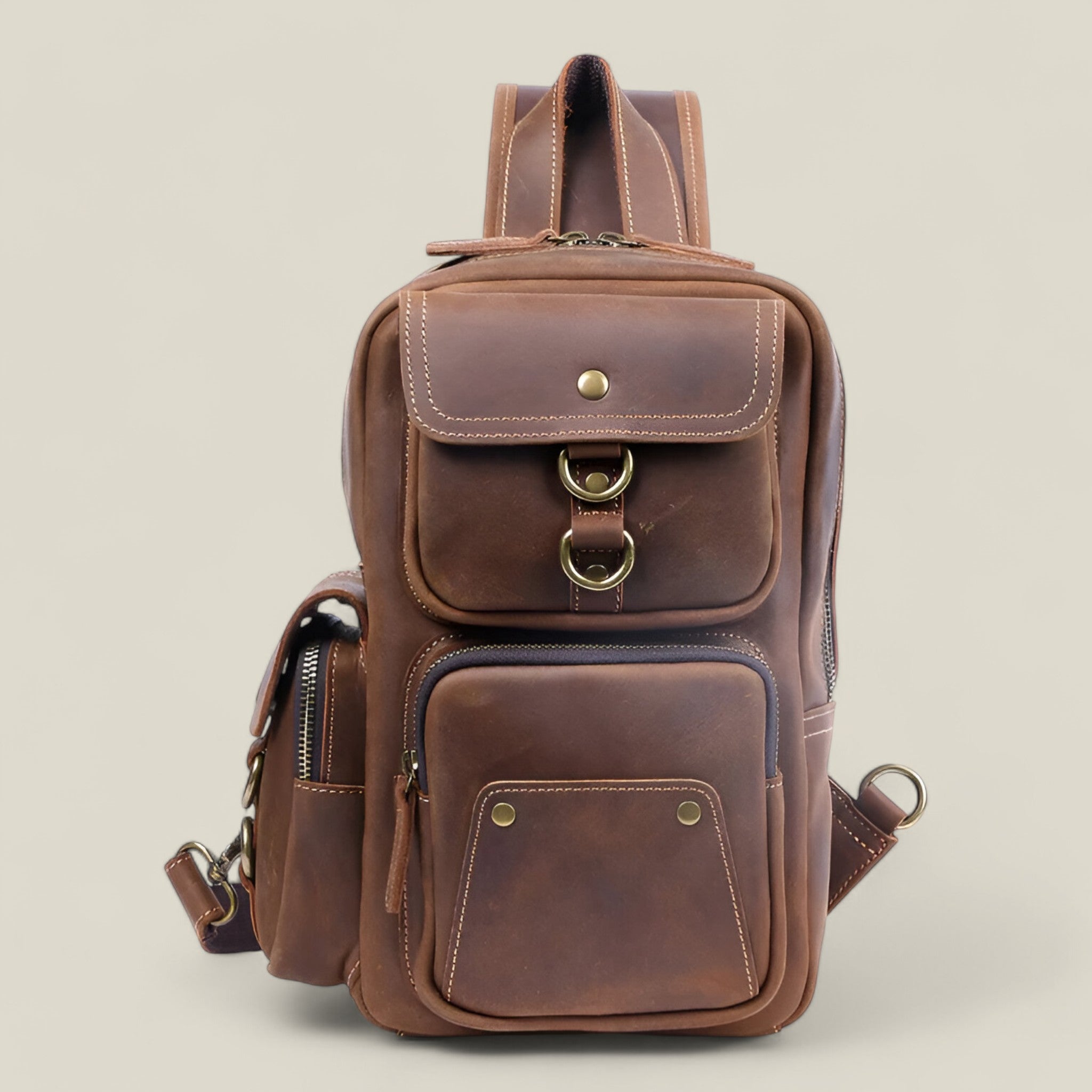Joris - Vintage-geïnspireerde crossbodytas met ruim ontwerp en verstelbare band