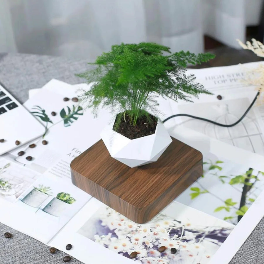 OrbitGrow - Futuristische drijvende plantenbak met een fascinerende 360° rotatie