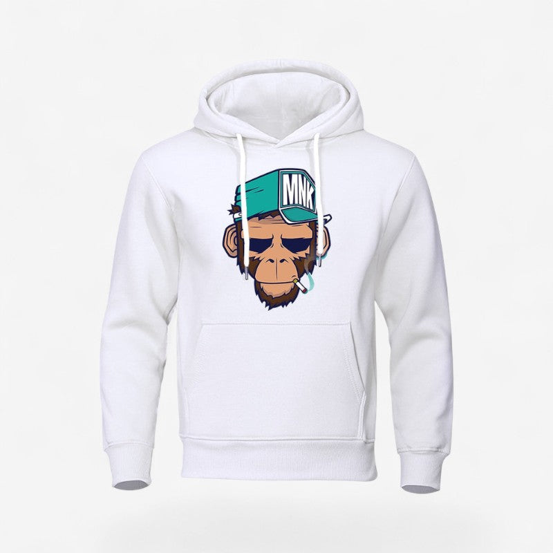 Alex - Hoodie met Lange Mouwen Zakjes en Geribd Detail