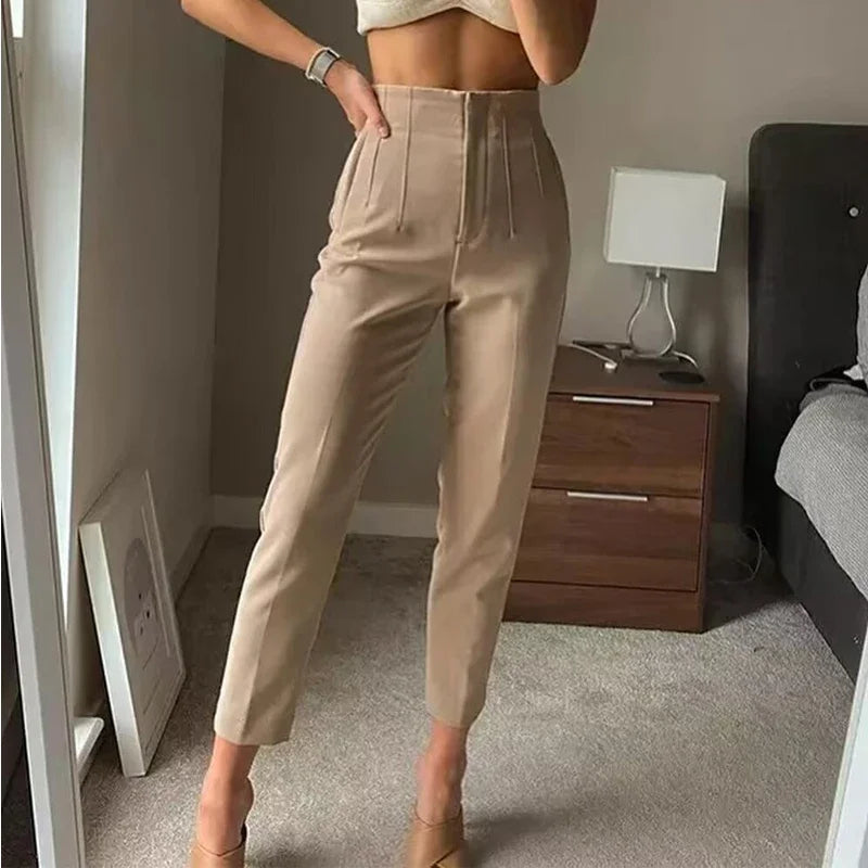 Elena - Sophisticated Slim Fit broek voor formele en smart-casual stijl