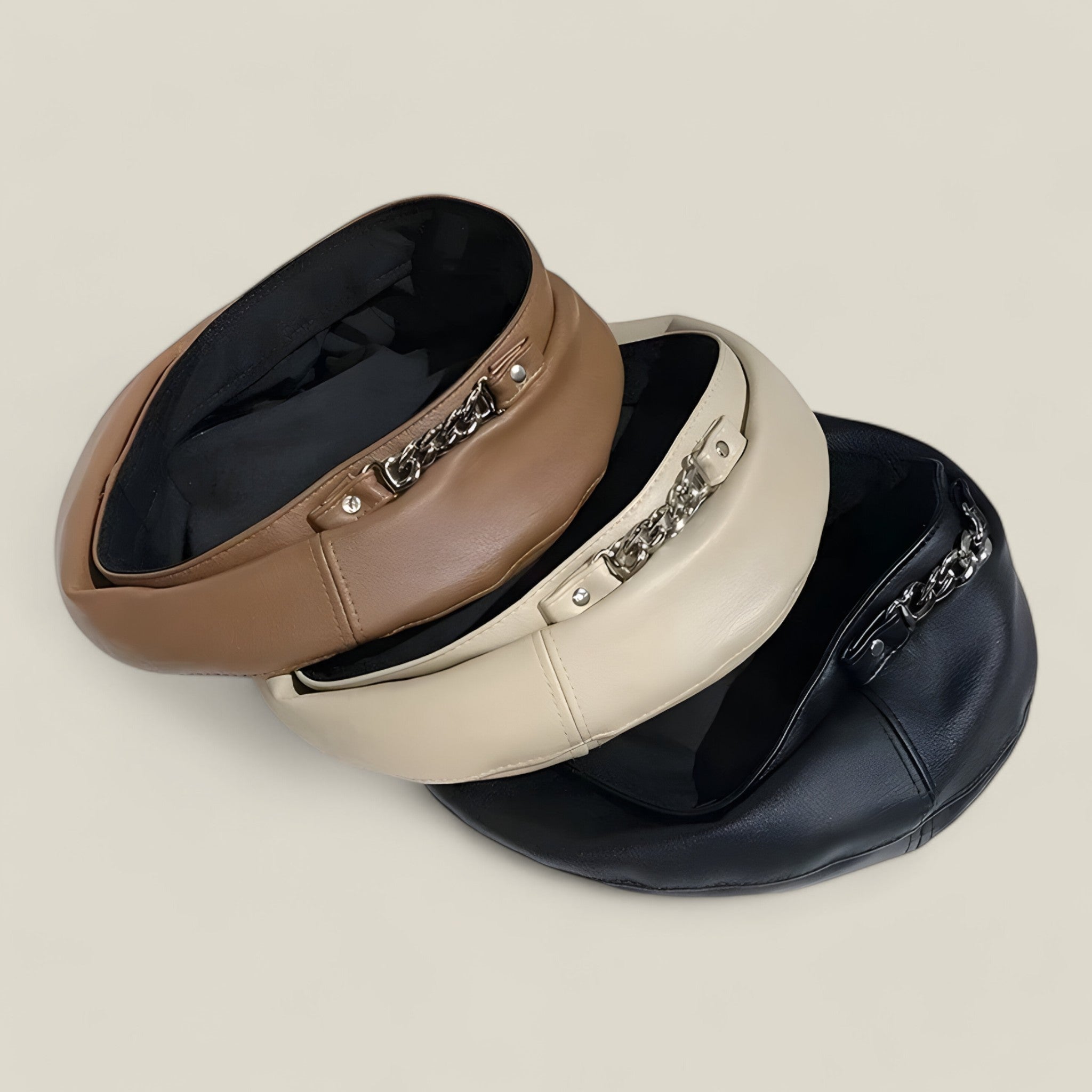 Riley - Stijlvolle baret met door schilders geïnspireerd modern en elegant design
