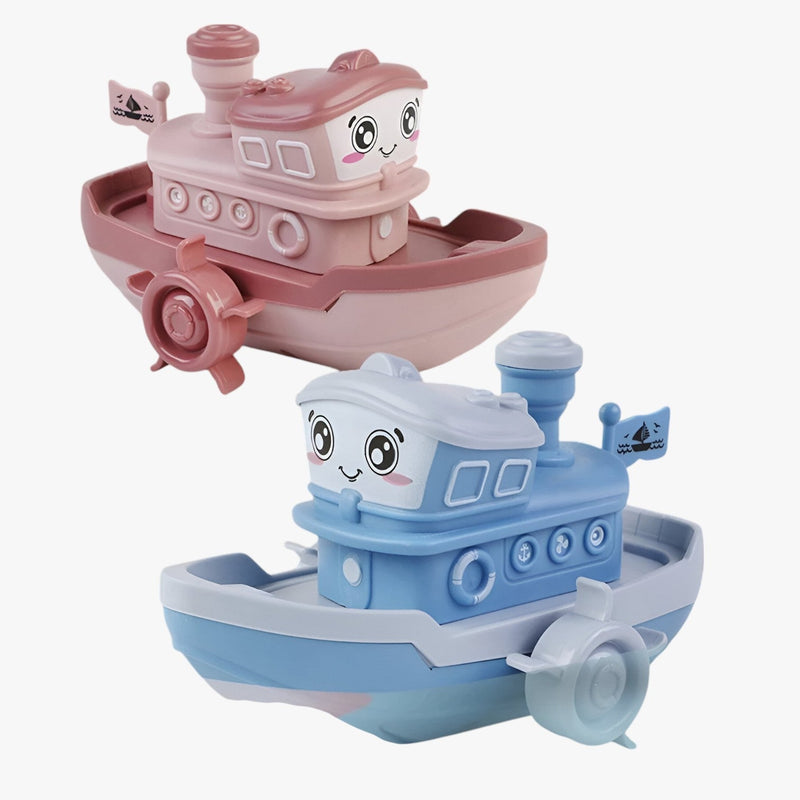 WasserSpass – Opwindbare badspeelgoedboot met afgeronde randen en compacte lichaamsvorm