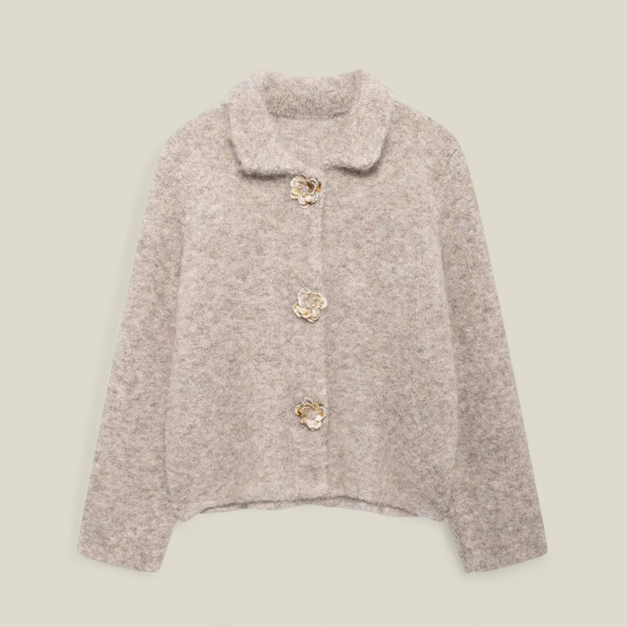 Lily - Elegant gebloemd vest met klassieke reverskraag voor moderne verfijning