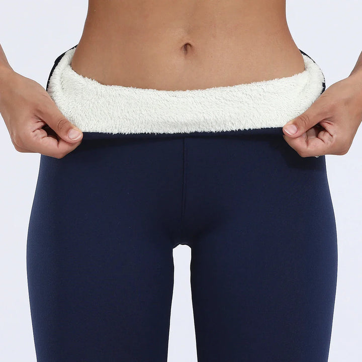 Emma - Fleecegevoerde leggings met praktische zakken voor comfort en stijl