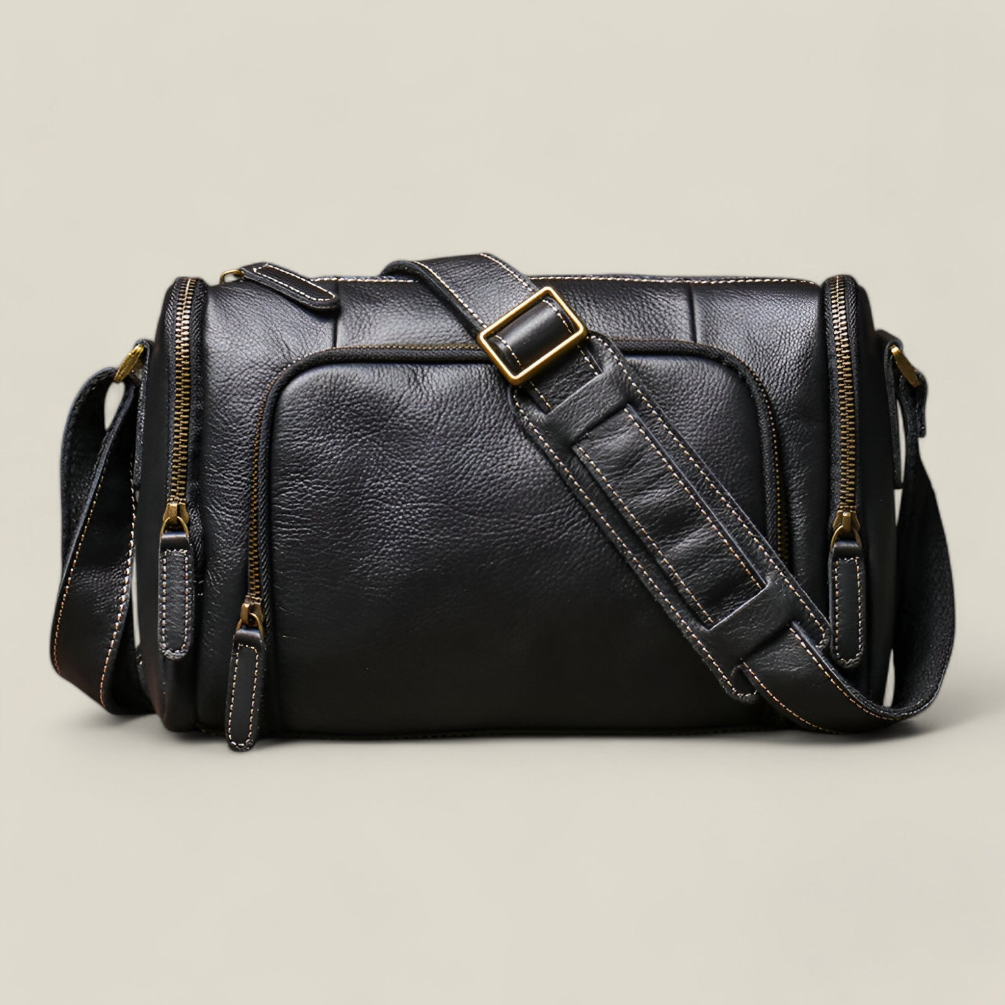 Benjamin - Klassieke vintage crossbodytas met compact ontwerp en tijdloze stijl