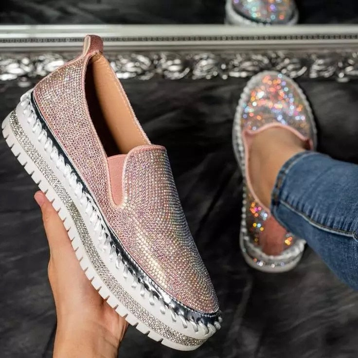 Jalina - Stijlvolle orthopedische schoenen met fonkelende details