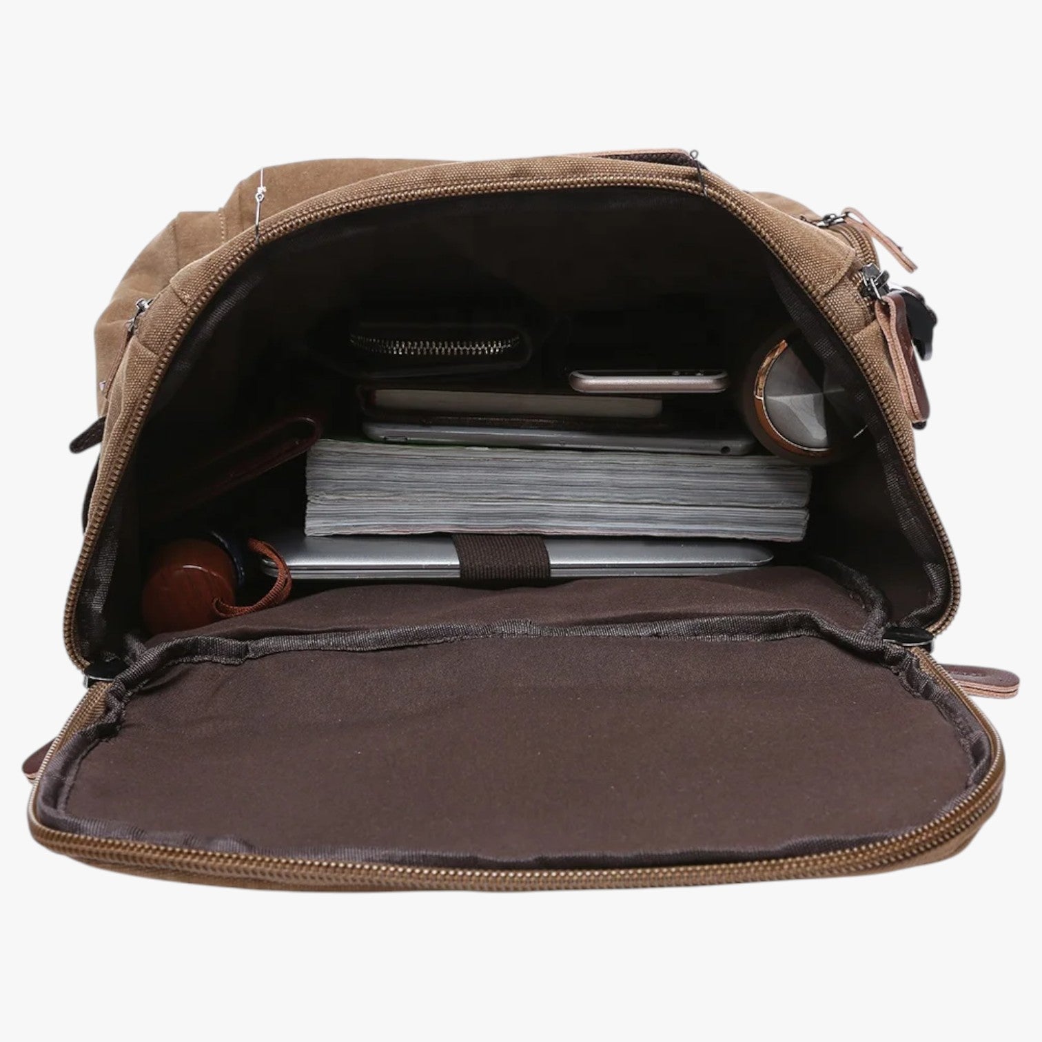 EnriquePack - Ruime Vintage Rugzak voor Laptop en Heren met Comfortabele Draagbanden-4