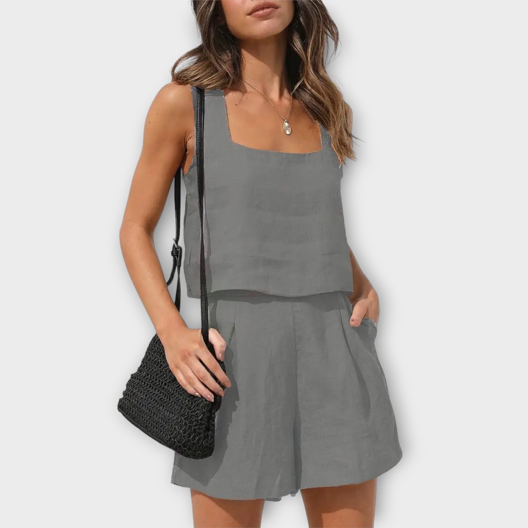 Denise - Elegante tweedelige set met rok