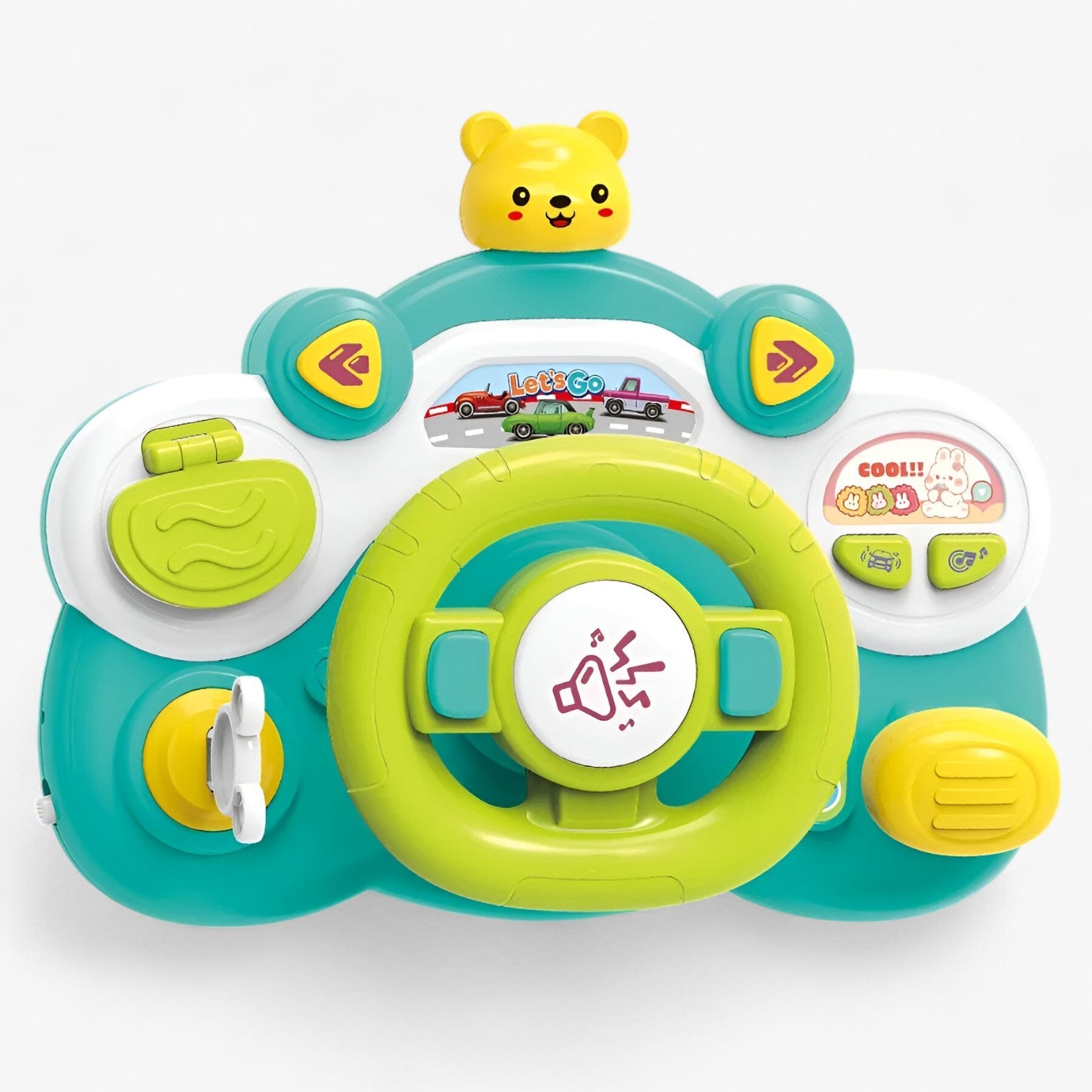 Teo - Interactief Stuurwiel met Muziek en Puzzels voor Educatieve Speelplezier voor Kinderen-3