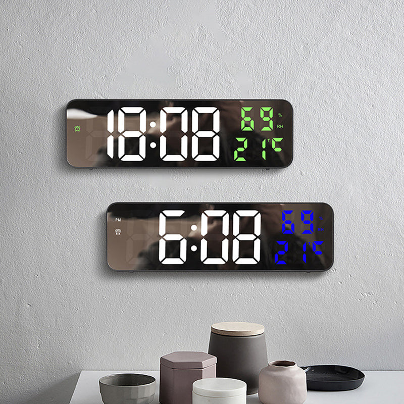 NovaClock - Moderne digitale wandklok met milieudisplay
