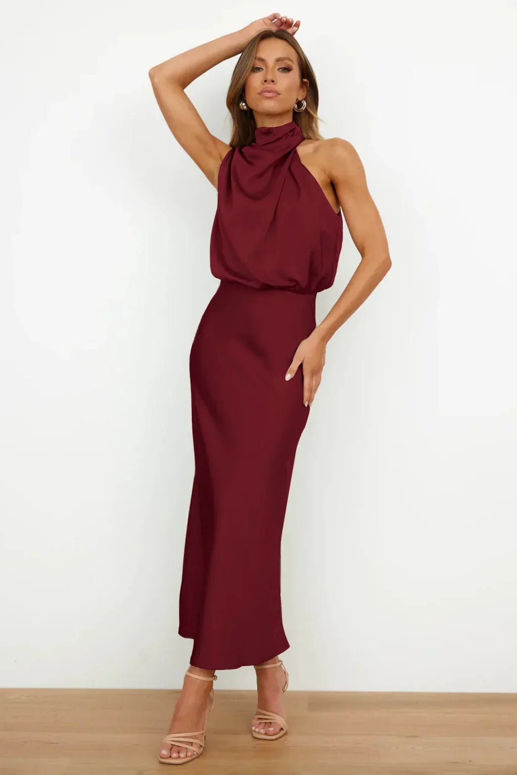 SilkElegance™ - Off Shoulder Jurk