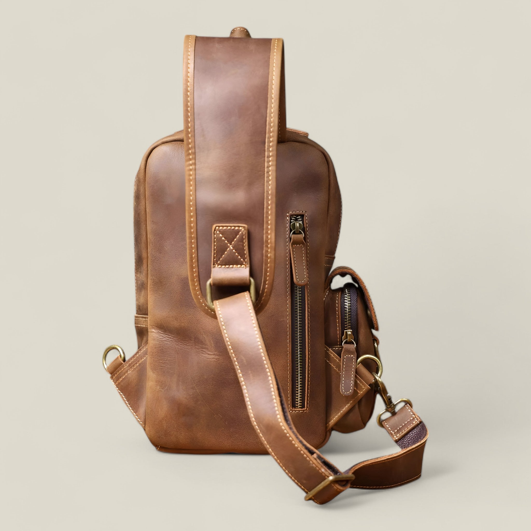 Joris - Vintage-geïnspireerde crossbodytas met ruim ontwerp en verstelbare band