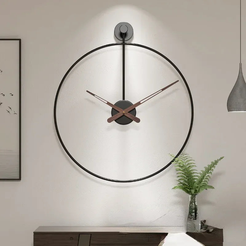 TimeSleek - Moderne Wandklok Voor Moeiteloze Elegantie