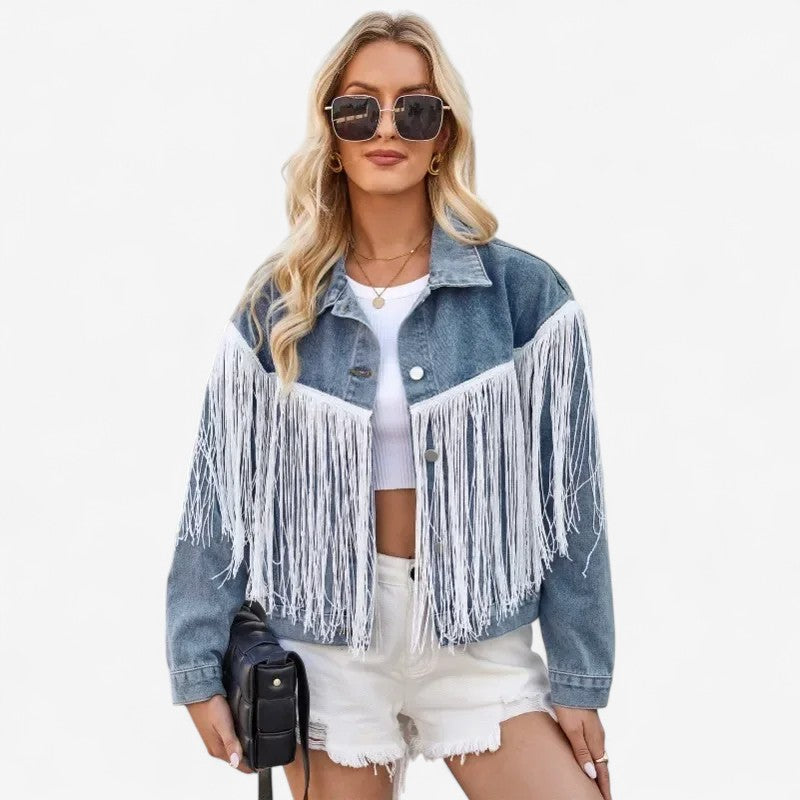 Wanda – Klassiek Spijkerjack met Lange Mouwen