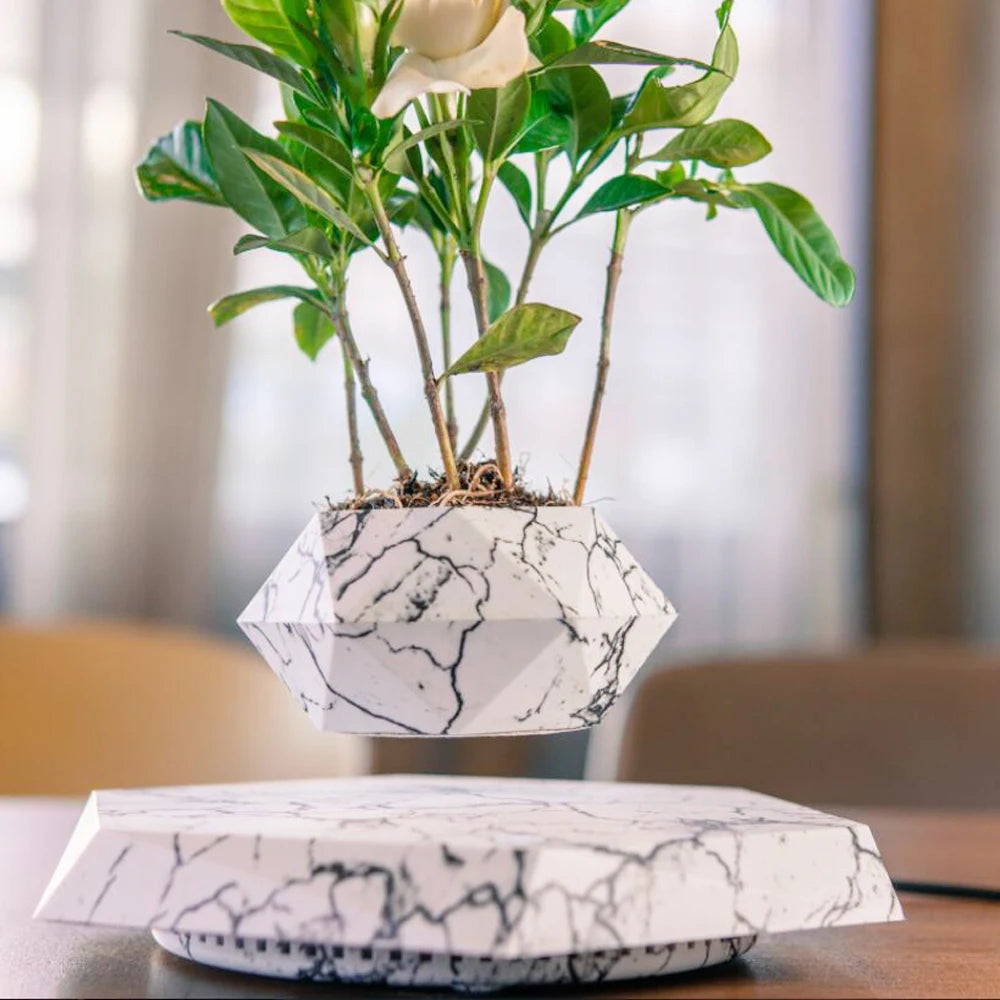 OrbitGrow - Futuristische drijvende plantenbak met een fascinerende 360° rotatie