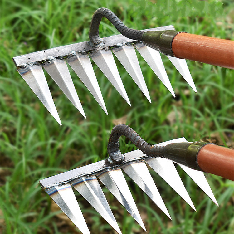 GardenGlide – Robuuste stalen wiedschaar met scherpe tanden voor moeiteloos tuinonderhoud