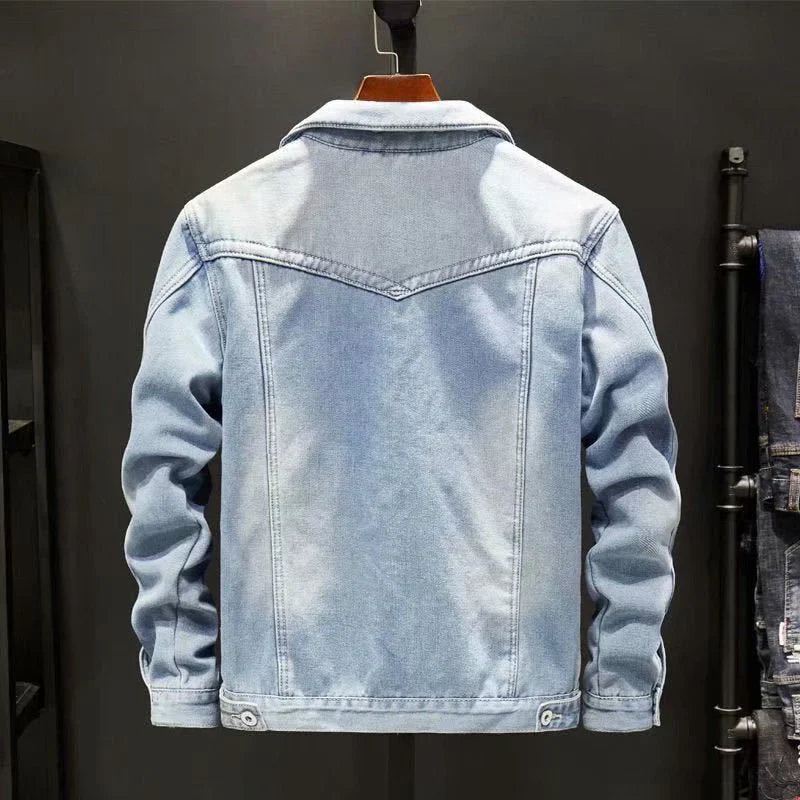 Jade - Klassieke heren denim winterjas voor comfort en stijl
