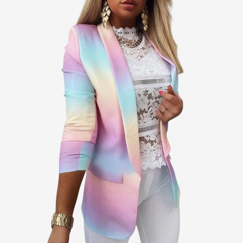 Mackenzie - Blazer met Lange Mouwen Zakken en Slim Fit ontwerp