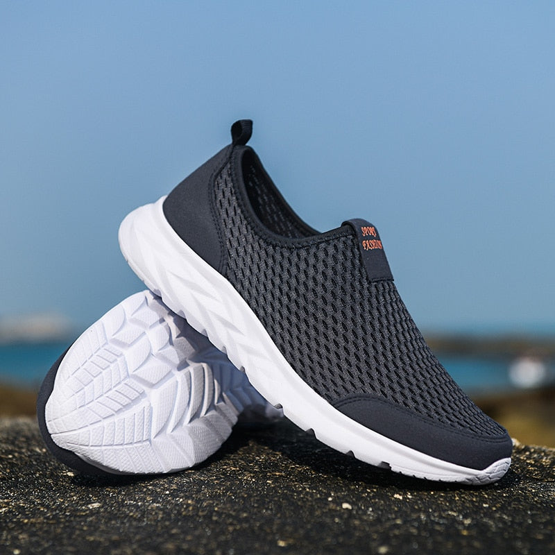 James – Klassieke lichtgewicht sneakers met een ademend design en veilige pasvorm