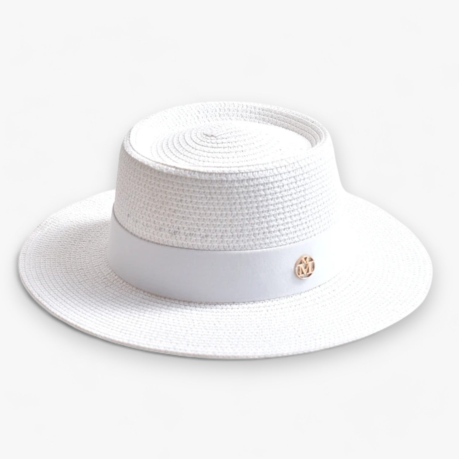Variant image for Clara - Elegante Minimalistische Strohoed met Brede Rand-6