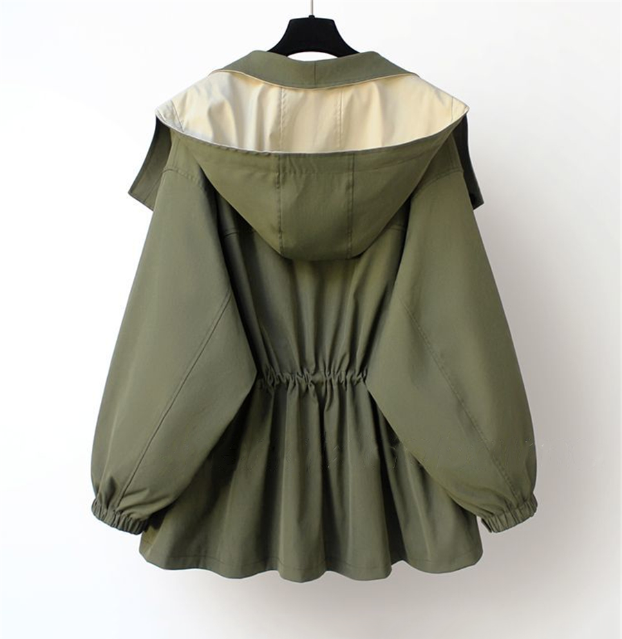 Lotte - legant waterafstotende trenchcoat met knoop vooraan