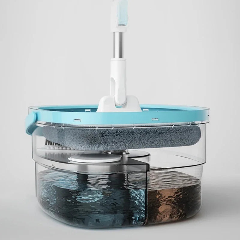 FreshFlo – 360° Draaibare Mop en Emmerset met Scheiding van Vuil Water