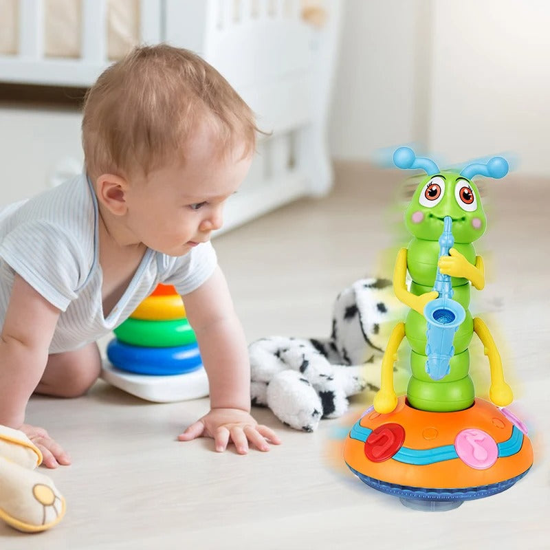 GroovyBug - Dansende Saxofoon Rups met Licht en Muziek