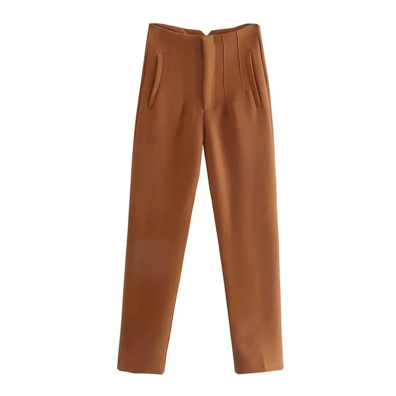 Elena - Sophisticated Slim Fit broek voor formele en smart-casual stijl