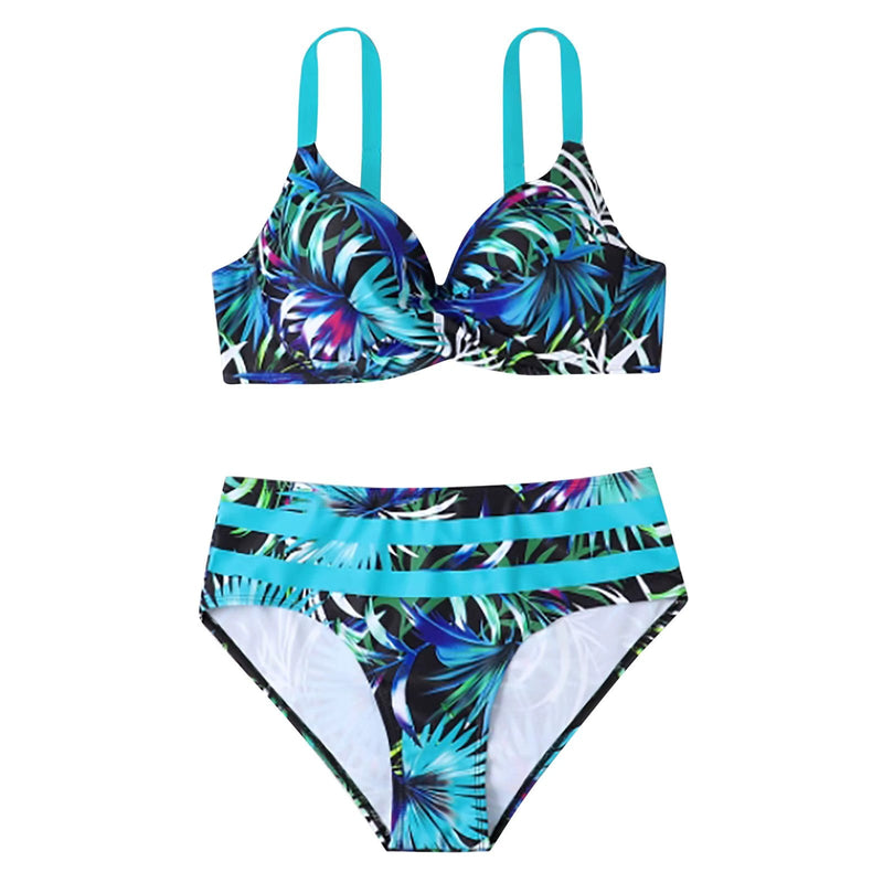 Breni - Trendy bikiniset met hoog getailleerde onderkant en glamoureus design