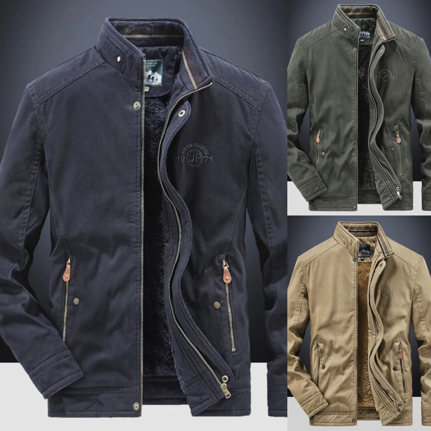 James - Essentieel Casual jack met strakke lijnen en praktische details