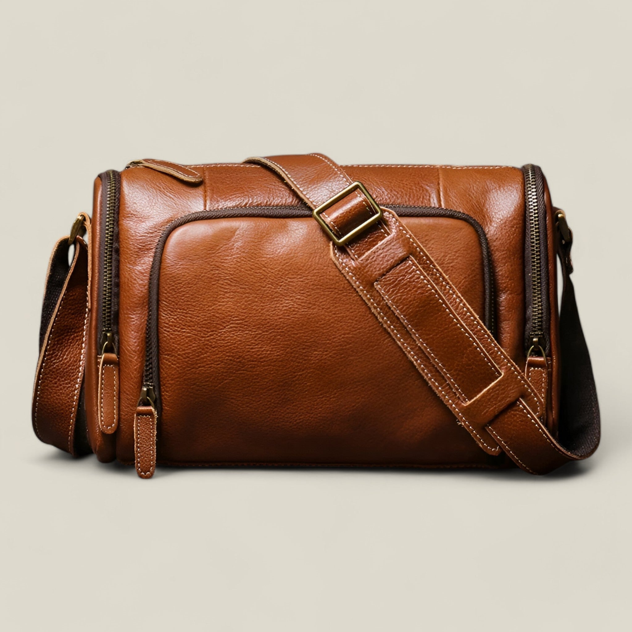 Benjamin - Klassieke vintage crossbodytas met compact ontwerp en tijdloze stijl
