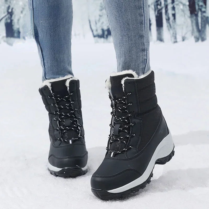 Lily – Antislip platformlaarzen met waterdicht ontwerp