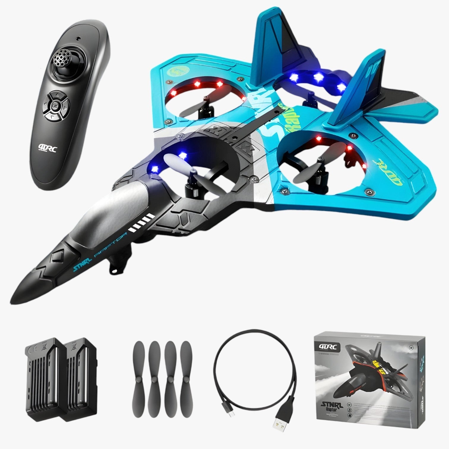 HankJet - Bestuurbare RC Vliegtuig met Stabiliteit en Duurzaamheid voor Beginners en Ervaren Piloten-1