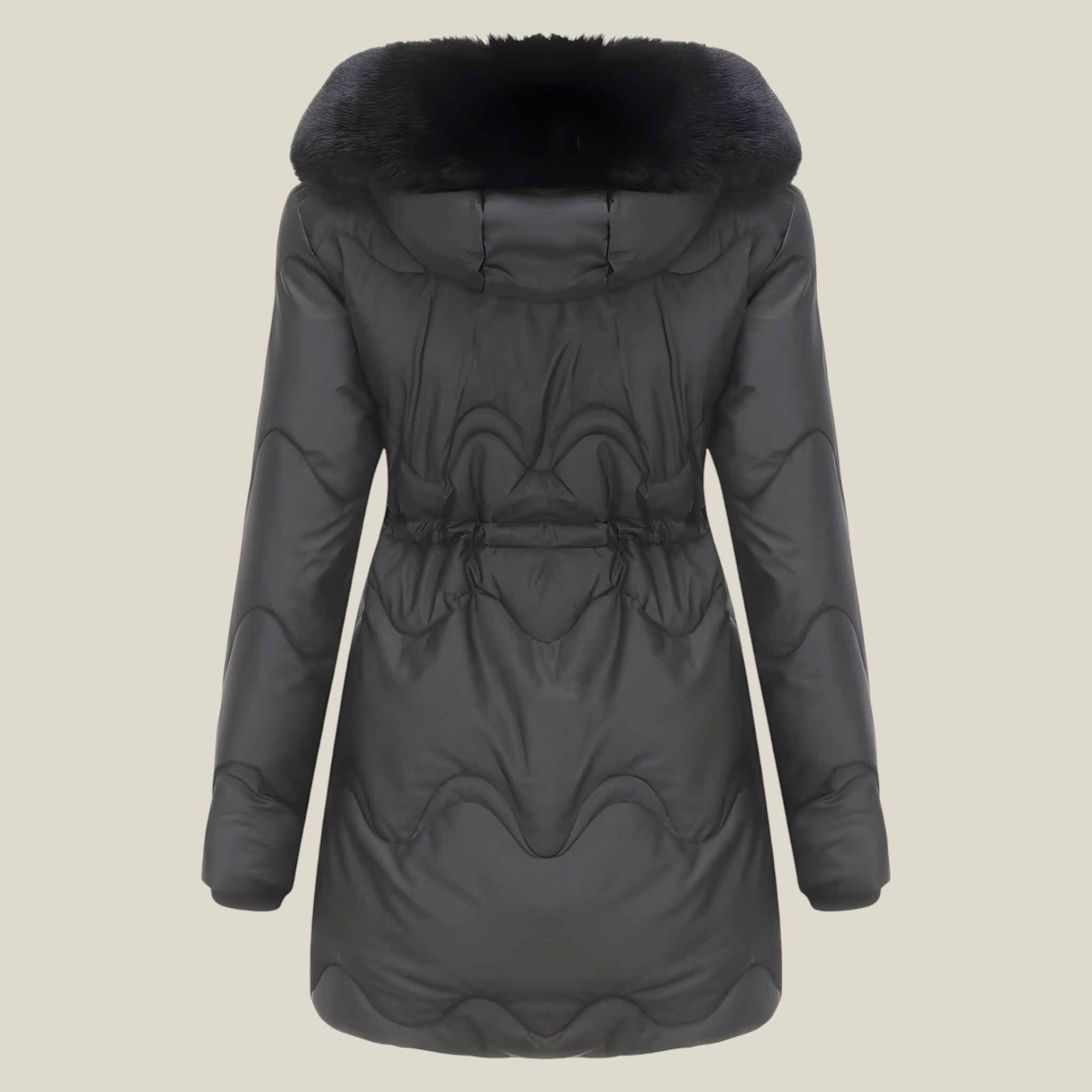 Scarlett - Winterjas met slanke pasvorm, geïsoleerde capuchon en functionele zakken
