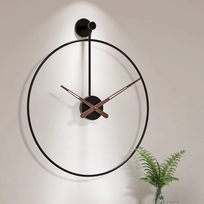 TimeSleek - Moderne Wandklok Voor Moeiteloze Elegantie