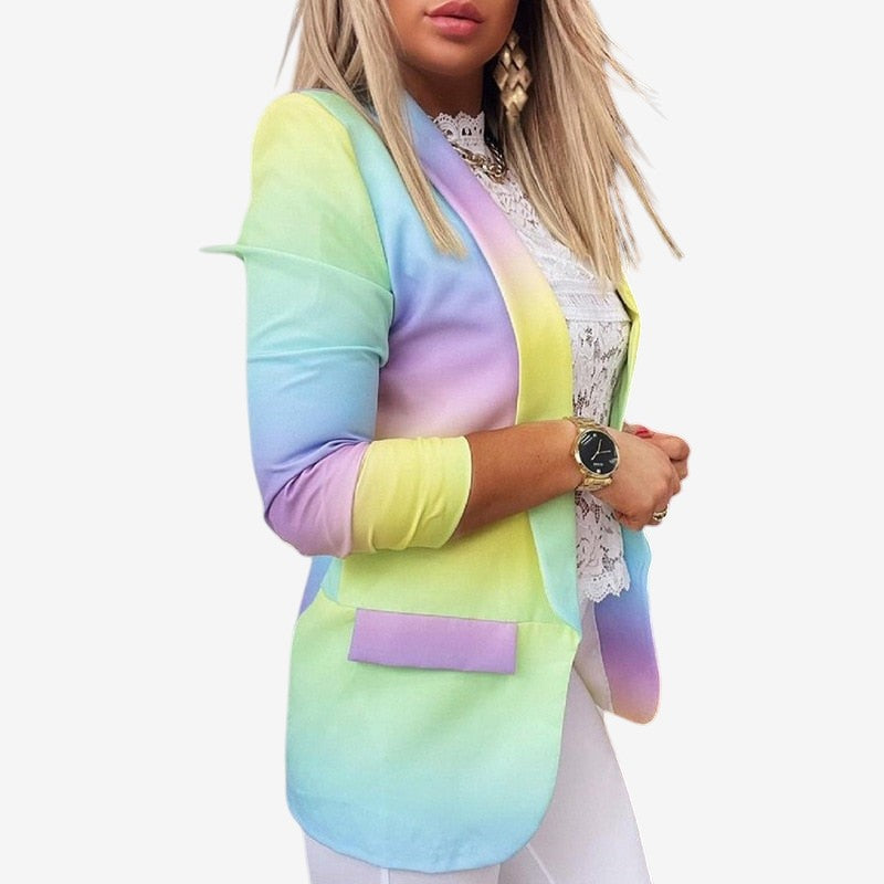 Mackenzie - Blazer met Lange Mouwen Zakken en Slim Fit ontwerp