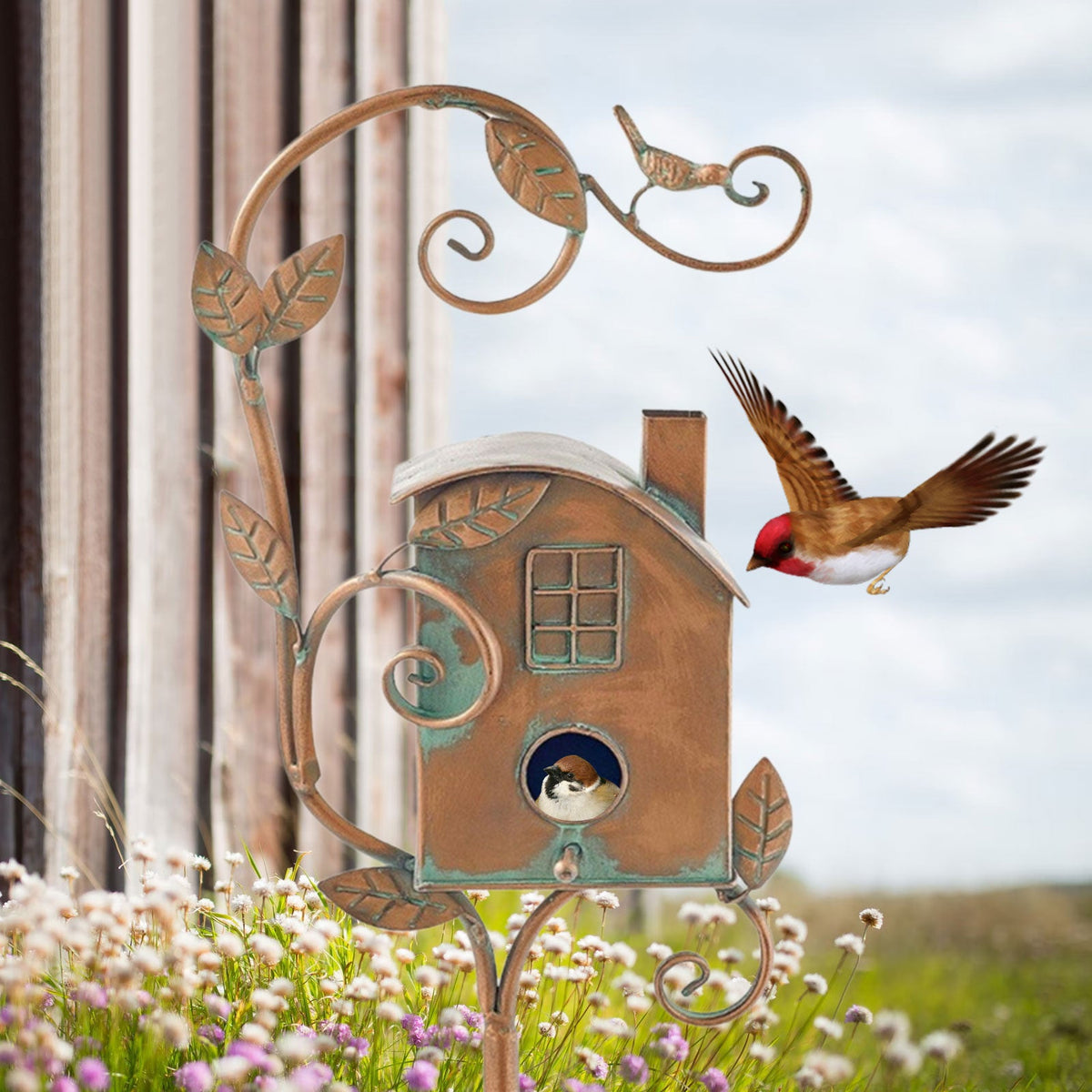 BirdHaven – Decoratieve vogelhuisjesplug Verfraai uw tuin