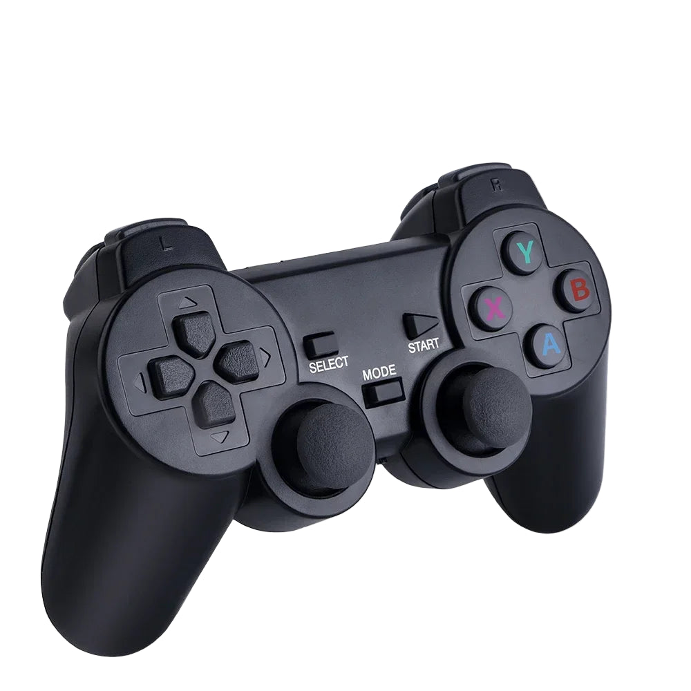 RetroArcade – 4K Spelconsole met 2 Draadloze Controllers en Ingebouwde Spelbibliotheek