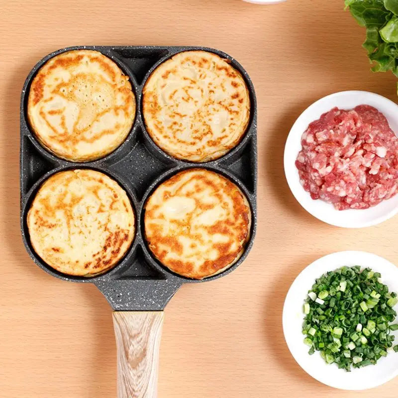 OmeletMaster - vierdelige koekenpan voor het perfecte ontbijt