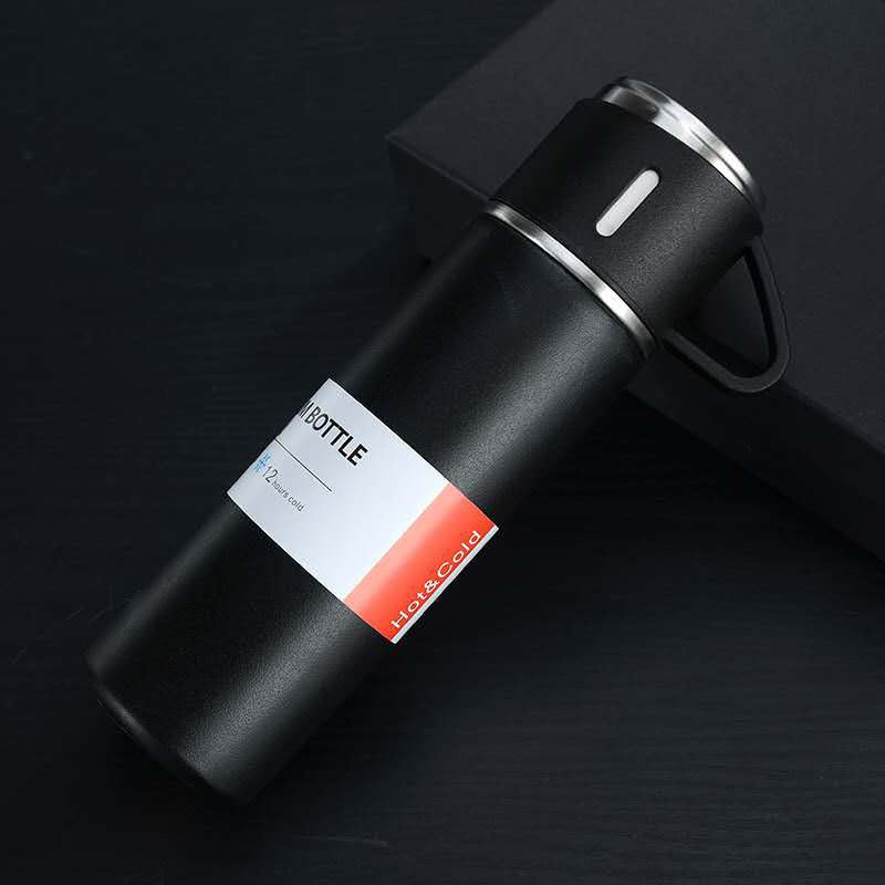 BrewCarry – Moderne thermosfles met bekerdeksel en langdurig warmtebehoud