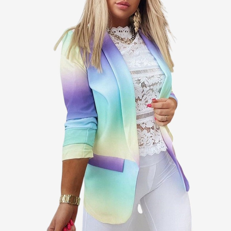 Mackenzie - Blazer met Lange Mouwen Zakken en Slim Fit ontwerp